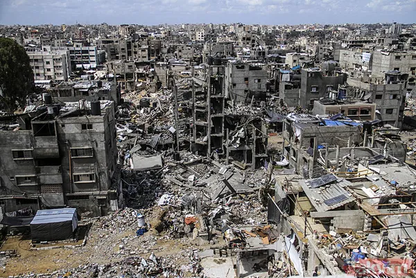 Gazze'den geriye yıkım kaldı! İşte İsrail'in saldırıları sonucu 1 yılda meydana gelen acı tablo - 1