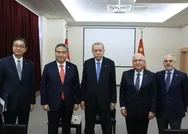 Başkan Recep Tayyip Erdoğan Güney Kore Dışişleri Bakanı Park Jin’i kabul etti