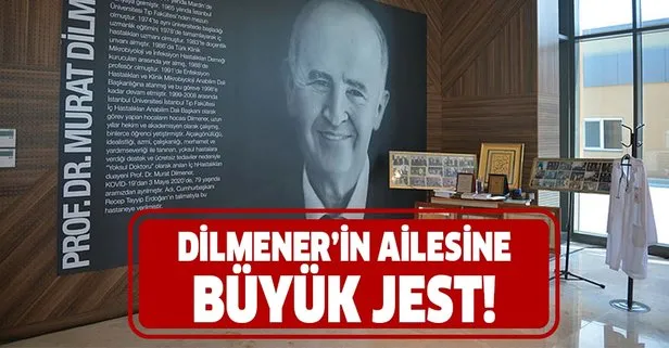 Yeşilköy’deki salgın hastanesinde Prof. Dr. Murat Dilmener’in ailesine büyük jest! Dilmener’in özel eşyaları ile...
