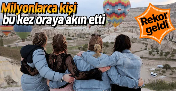 Milyonlarca yabancı bu kez oraya akın etti