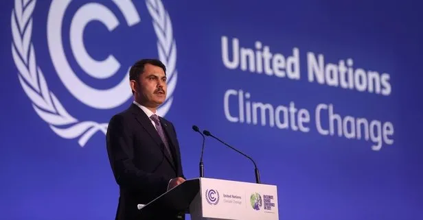 Çevre, Şehircilik ve İklim Değişikliği Bakanı Murat Kurum, COP26 Zirvesi’nde konuştu