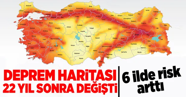 Türkiye'nin yeni deprem haritası! 22 yıl sonra değişti...