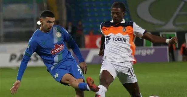 Karadeniz'de sessiz akşam! Rizespor - Başakşehir: 0-0 | MAÇ SONUCU