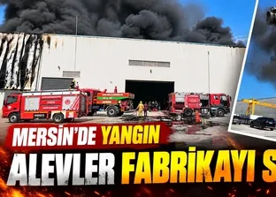 Mersin Akdeniz’de kimya fabrikasında korkutan yangın