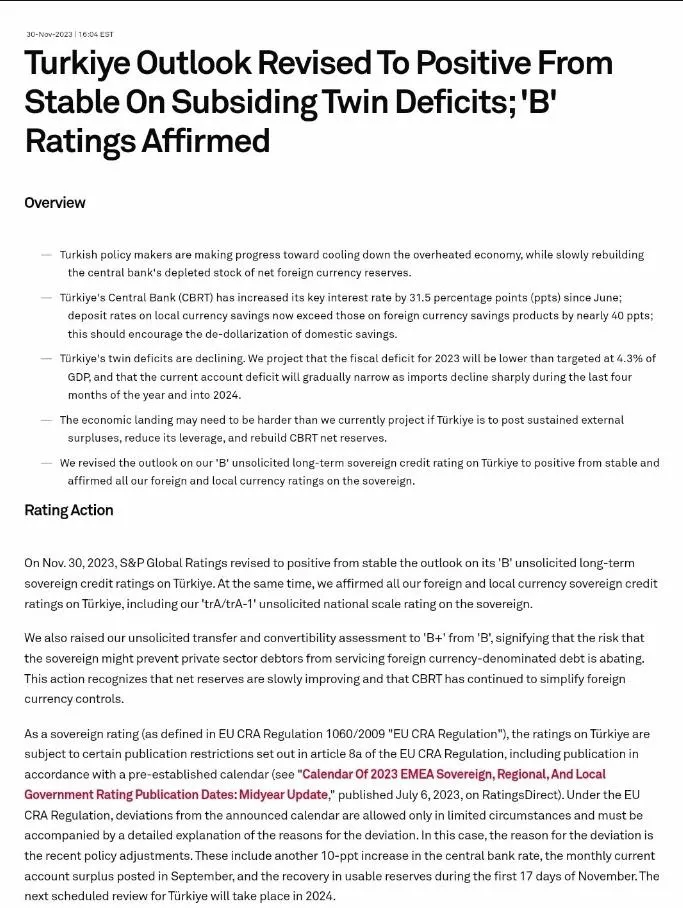 sp-turkiyenin-kredi-not-gorunumunu-duragandan-pozitife-cevirdi-1701382227249.jpeg S&P Türkiye’nin kredi not görünümünü durağandan pozitife çevirdi! Hazine ve Maliye Bakanı Şimşek'ten açıklama-1