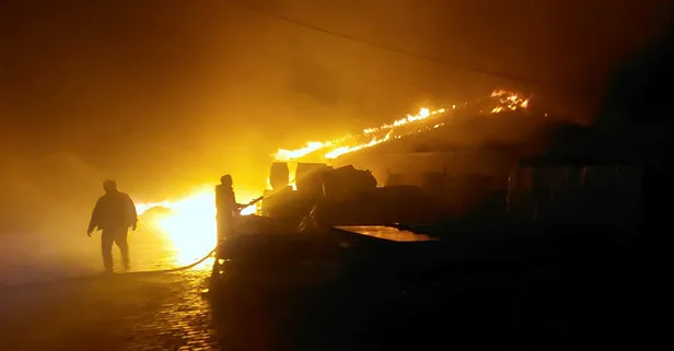 Son dakika: Kocaeli’de bir depoda yangın