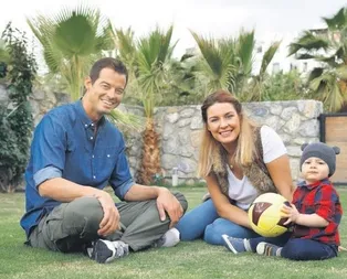 Babasının oğlu minik Alp