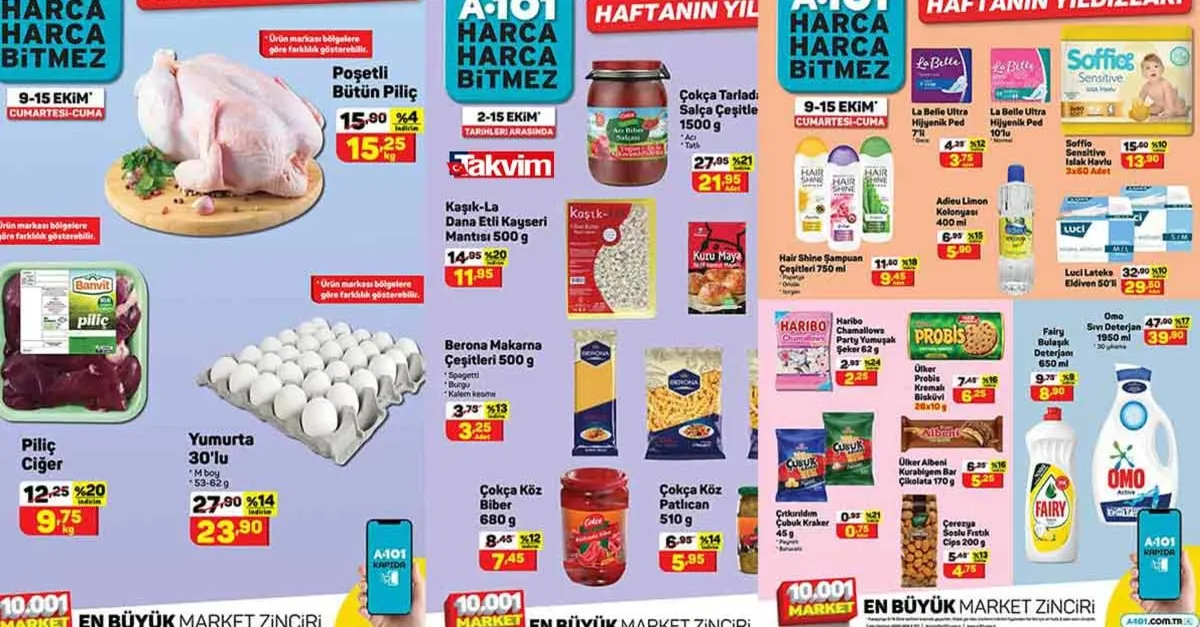 A101 aktüel kataloğu: Bir gün önceden yayımlandı, sabaha raflarda ürün kalmayacak! A101 12- 13-14-15 Ekim indirimleri!