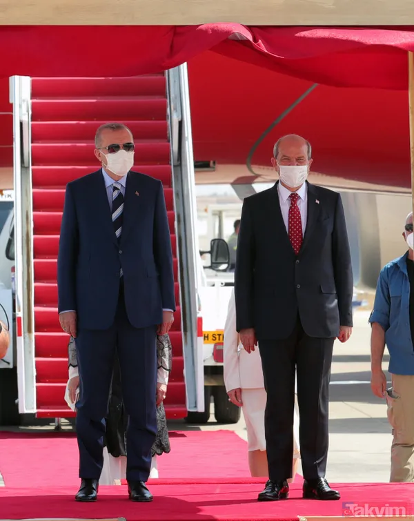 KKTC'de tarihi anlar! Başkan Recep Tayyip Erdoğan'a Oğuzhan Asiltürk ve Devlet Bahçeli de eşlik etti - 27