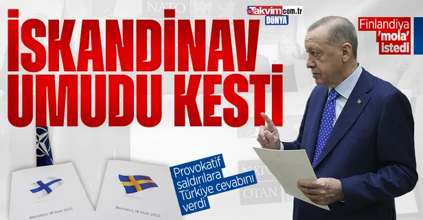 Son dakika: Provokatif eylemler İskandinavların üyelik umutlarını baltaladı! Finlandiya: NATO sürecinde mola gerekiyor