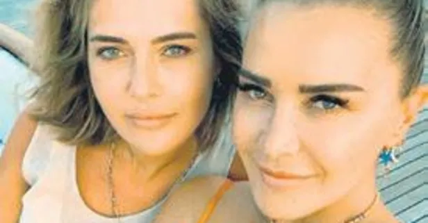 Aslı Şen ve Eda Kosif'ten Bodrum'da tekne sefası