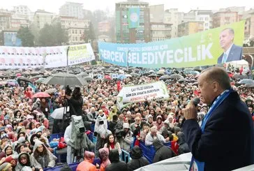 Erdoğan’dan Rize’de önemli açıklamalar