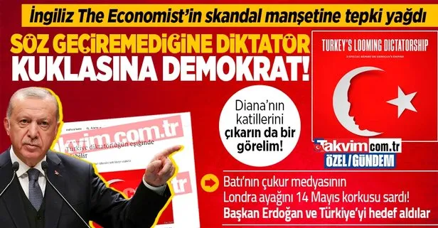 Başkan Erdoğan’ı hedef alan İngiliz The Economist’ten skandal Türkiye manşeti! Sosyal medyadan tepki yağdı