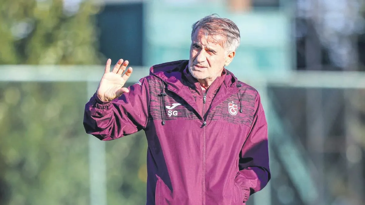Trabzonspor Teknik Direktörü Şenol Güneş Samsun'da zafer peşinde!