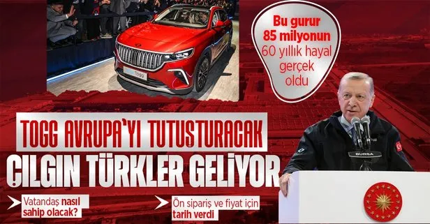 Tarihi gün: Togg seri üretime başladı! Başkan Erdoğan’dan önemli açıklamalar... Fiyat ve ön sipariş için tarih verdi