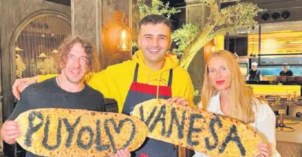 Carles Puyol Burak Özdemir’in Etiler’deki restoranını ziyaret etti