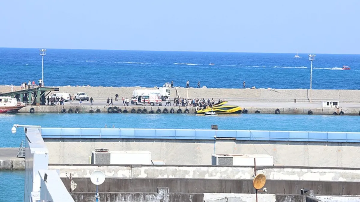 Girne’de feribot kazası! Kabin su alıyor uyarısı dinlenmedi iddiası!