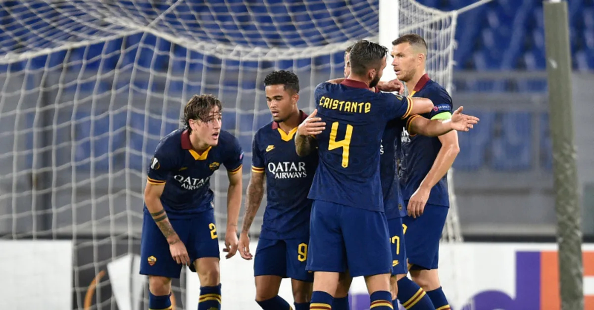 Roma - Başakşehir maçından kareler...
