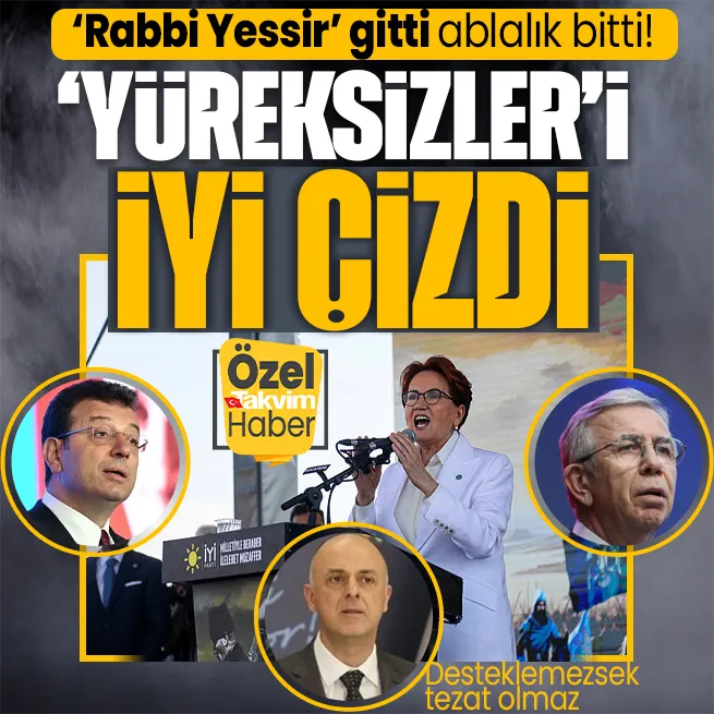 Akşenerin yüreksizler çıkışı boşuna değil! İmamoğlu ve Mansur Yavaşa aday olsalar bile destek yok! İYİ Partili Ümit Özlaleden flaş açıklama