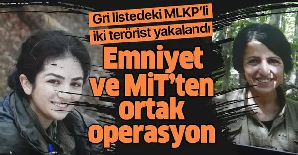 Emniyet ve MİT’ten ortak operasyon! MLKP’ üyesi gri listedeki iki kadın terörist yakalandı