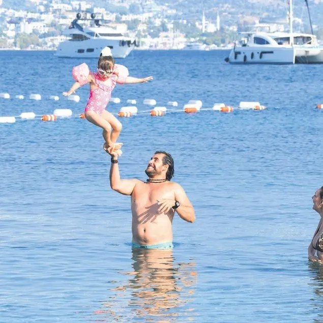 Denizde neşe dolu anlar