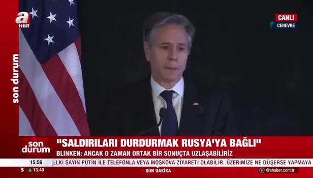 ABD Dışişleri Bakanı Blinken'den Rusya ve Ukrayna gerginliği ile ilgili açıklamalar