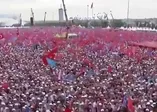 AK Parti mitingine akın eden milyonlar havadan böyle görüntülendi