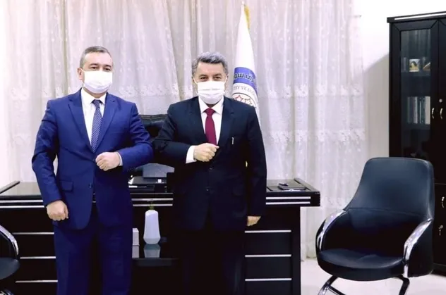 Özbekistan'dan üst düzey heyet, terör örgütü PKK/PYD/YPG’yi ziyaret etti