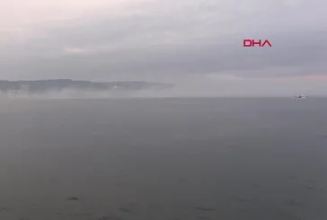 Çanakkale Boğazı’nda sis!