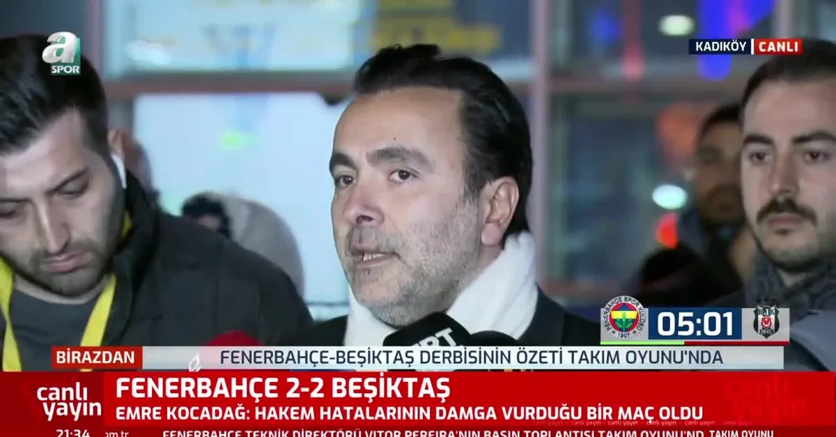 Fenerbahçe - Beşiktaş derbisi sonrası Fırat Aydınus'a tepki!
