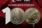 Cumhuriyetin 100. yılına özel 5 TL Madeni Tedavül Hatıra parası basıldı