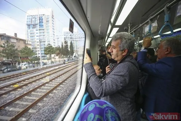 Başkan Erdoğan açılışını yapmıştı! Gebze-Halkalı Banliyö Tren Hattı'nda ilk gün