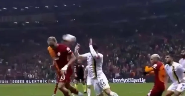Galatasaray penaltı kazandı! İşte o pozisyon