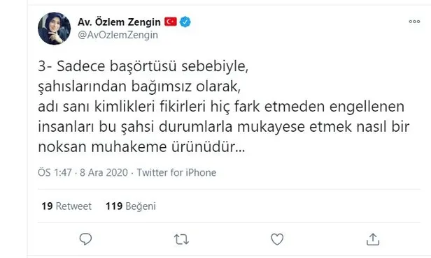 SON DAKİKA: AK Parti Milletvekili Özlem Zengin’den başörtüsü yasakçılarına sert tepki: Mazereti olamaz-5