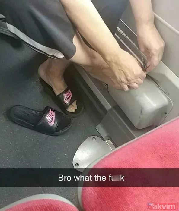 Ne tepki umrunda ne de görgü kuralları! 'İnsanlar rahatsız olur mu' demedi pantolonu indirdi! Otobüste öyle bir şey yaptı ki - 30