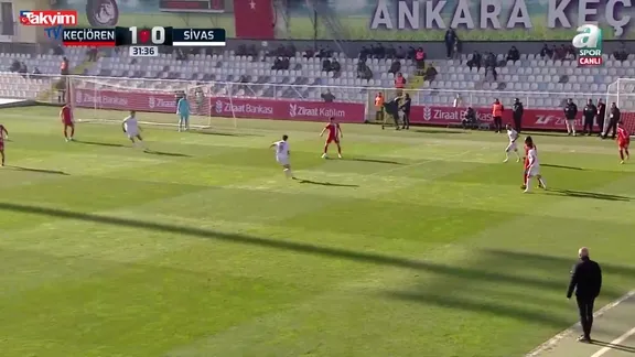 GOL İZLE: Keçiörengücü 1-1 Sivasspor