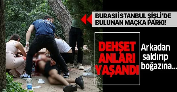 İstanbul'un göbeğinde korkunç anlar! Arkadan saldırıp...
