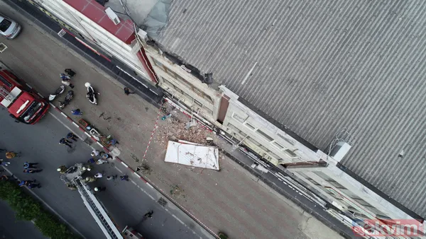 Güngören son dakika haberi! Merter'de çatıdan kopan parça kaldırıma düştü: "Bomba sesi gibiydi, büyük panik yaşadık" - 2