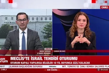 TBMM'de İsrail tehdidi oturumu!