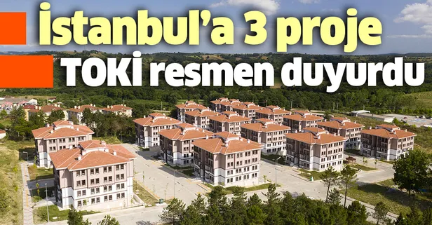 Toplu Konut İdaresi Başkanlığı (TOKİ) 3 yeni konut projesi için ihaleye çıkıyor