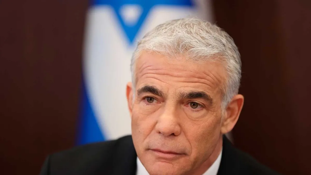 Yair Lapid'den Netanyahu'ya sert tepki: "İsrail uluslararası alanda yalnızlaşıyor"