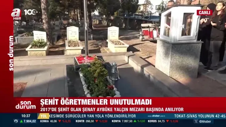 2017'de şehit Şenay Aybüke Yalçın mezarı başında anıldı