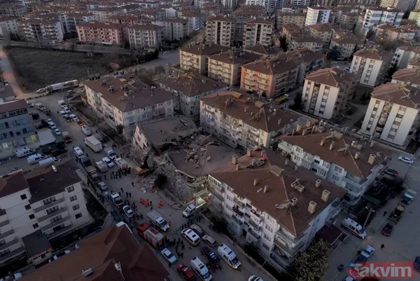 Depremin vurduğu Elazığ ve Malatya'da yıkımın boyutu gün ağarınca ortaya çıktı! İşte son durum - 7