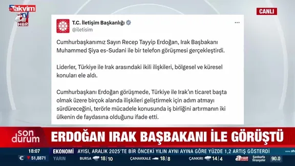 Başkan Erdoğan Sudani ile görüştü