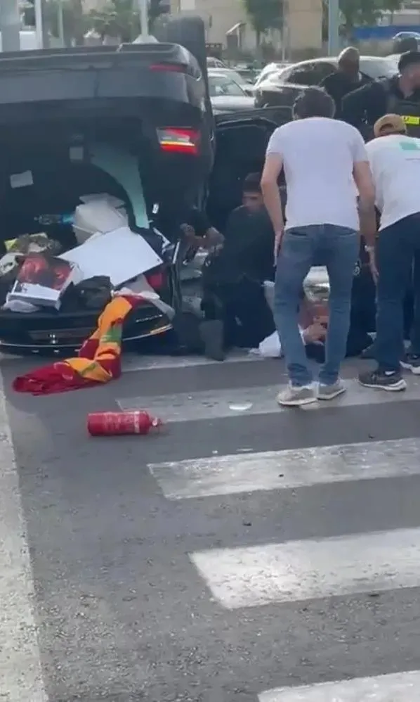 İsrailli Siyonist Bakan Ben Gvir trafik kazası geçirdi-2