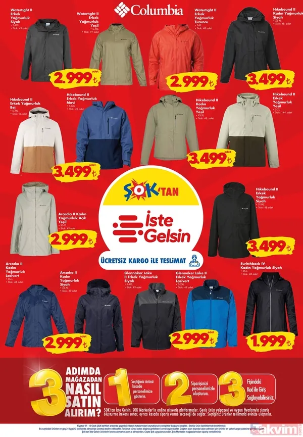 ŞOK Aktüel 7 Ocak 2026 kataloğu! Columbia mont ve buharlı temizlik makinesi geliyor - 7