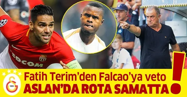 Fatih Terim’den Falcao’ya veto! Galatasaray’da rota Mbwana Samatta