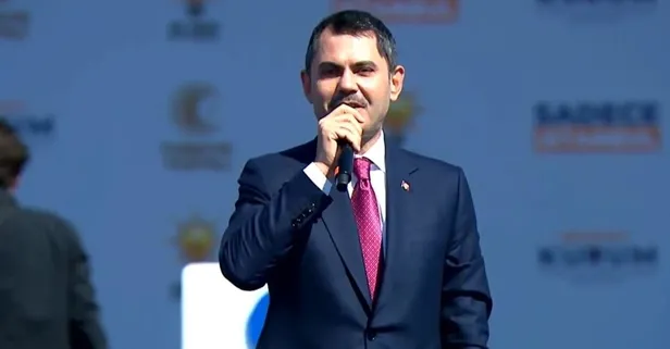 Cumhur İttifakı'nın İBB adayı Murat Kurum İstanbul'da zaferin işaret fişeğini attı: "31 Mart bayram olacak, fetret devri bitiyor"