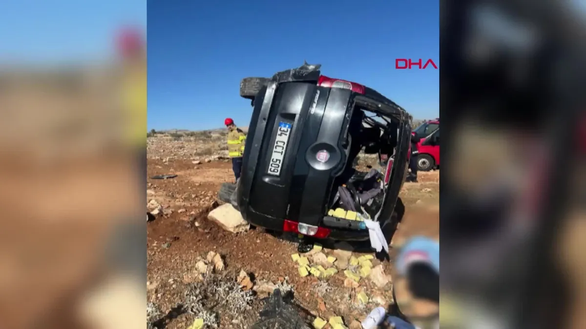Mardin'de feci kaza: 4 ölü