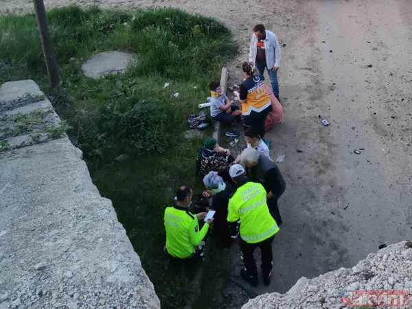 Tekirdağ’da feci kaza: Cip köprüden uçtu - 3